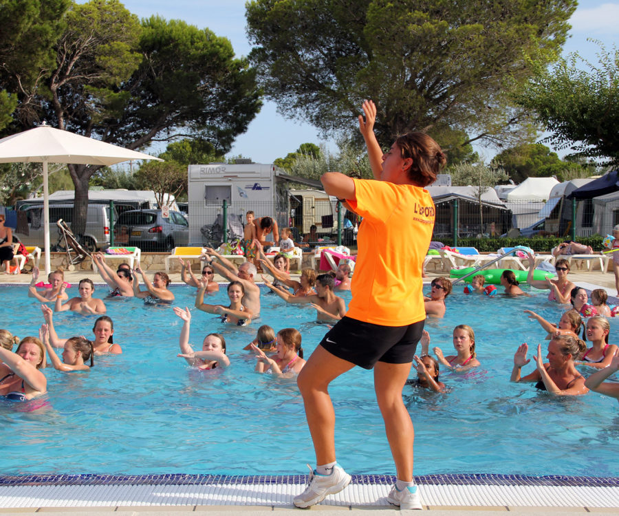 Campsite for children. Animation. Camping in l'Estartit